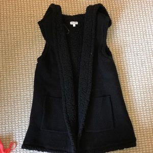Girls black vest